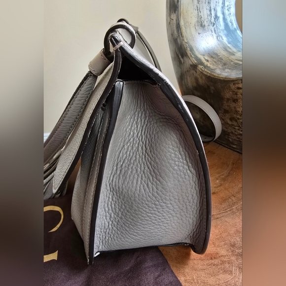 Gucci Cellarius Camelia Leather Medium Gray Bamboo Tassel Crossbody Bag - Picture 2 of 13
